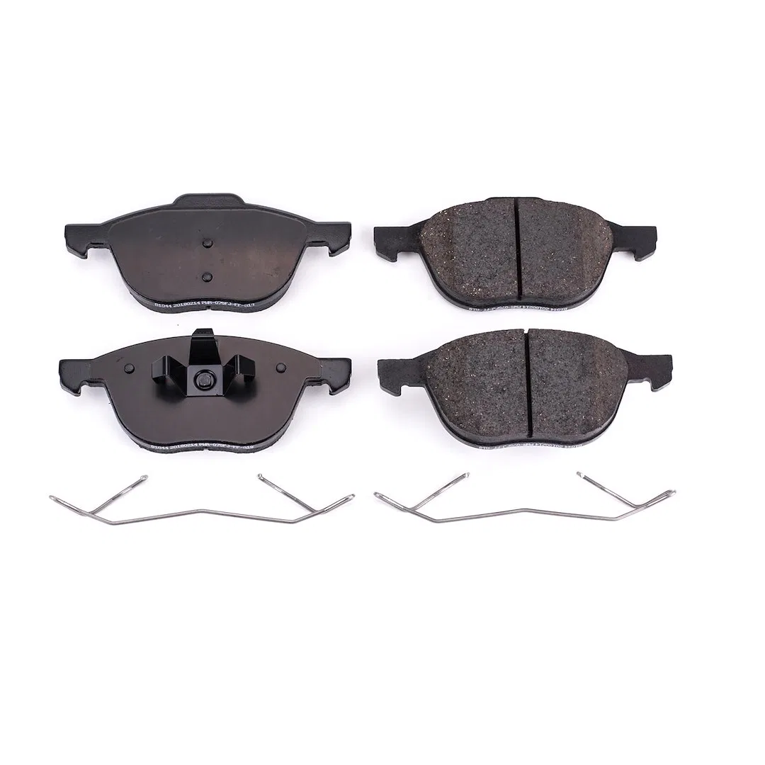 17-1044 – POWERSTOP Brake Pad, FMSI Number D1044 Ceramic Brake Pads Set Of 4 With Premium Stainless Steel Hardware